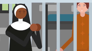 Мир инфографики – Монахиня сопровождавшая на казнь заключенных камеры смертников