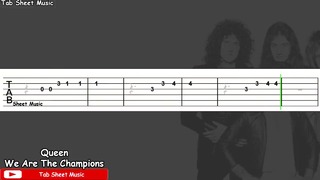 Queen – We Are The Champions – Guitar Tutorial