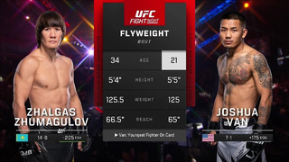 UFC Jacksonville: Жумагулов VS Ван