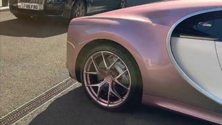 1of1 PINK Bugatti Chiron Arrives in London