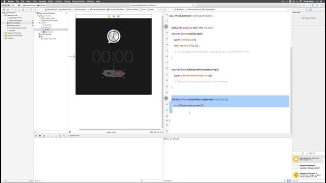 4 How to make an IOS App Outlets and Actions