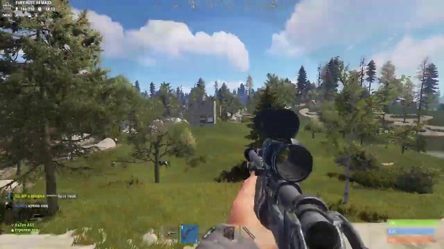 RUST – Клановые игроки пытаются зарейдить мою базу на острове