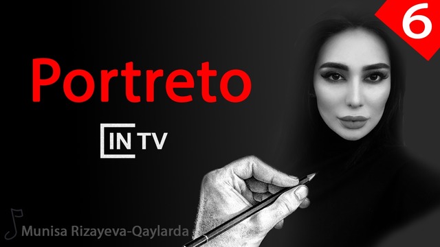 Узбекский художник рисует Мунису Ризаеву – Portreto #6