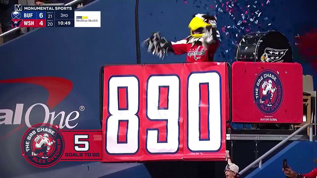Александр Овечкин забил 890 шайбу