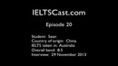 IELTSCast Episode 20 – Sean – Band 8.5