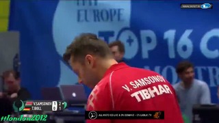 Timo Boll vs Vladimir Samsonov (2018 – Europe Top 16)