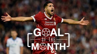 Liverpool FC. Goal of the Month. August 2017