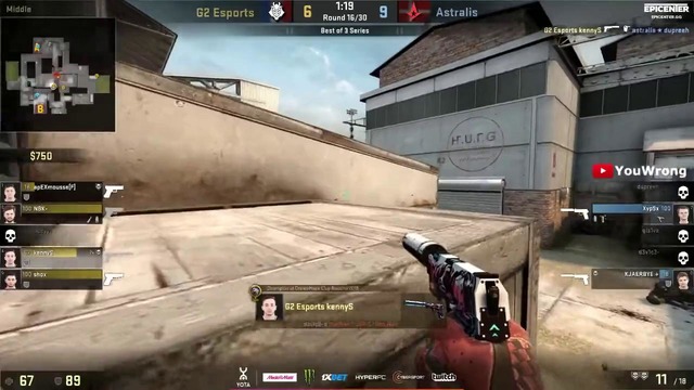 Astralis vs G2 (Cache) Highlights – EPICENTER 2017 (Map1)