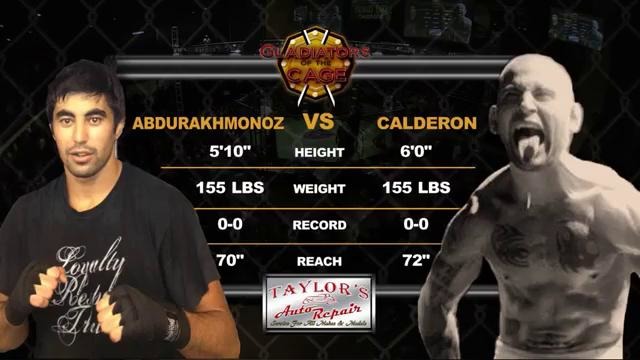 Бекзод Абдурахманов vs Eric Calderon MMA 5.09.2016