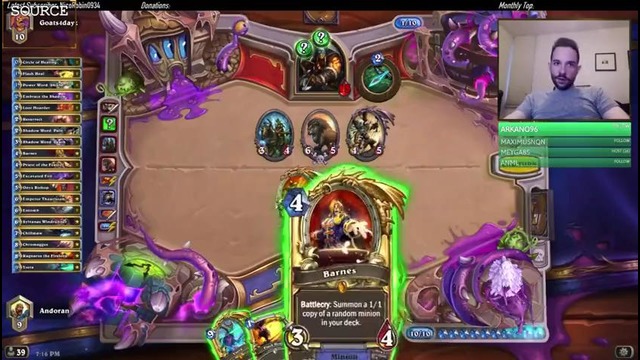 Hearthstone – Best of Barnes – Karazhan Funny Moments and Lucky Plays