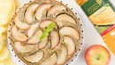 Пирог из кукурузной муки с яблоками