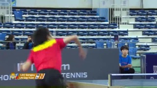 Lee Sangsu vs Lin Gaoyuan – 2018 ITTF World Tour Grand Finals Highlights (R16)