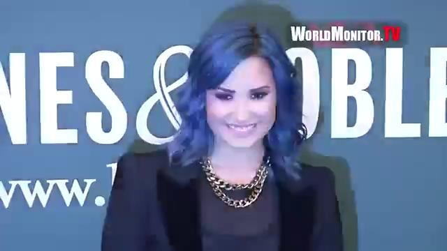 Demi Lovato Signs Copies of Her Inspiring Book