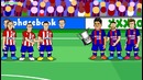 Barcelona 1:1 Atletico Madrid | Goals, Fouls | This Song