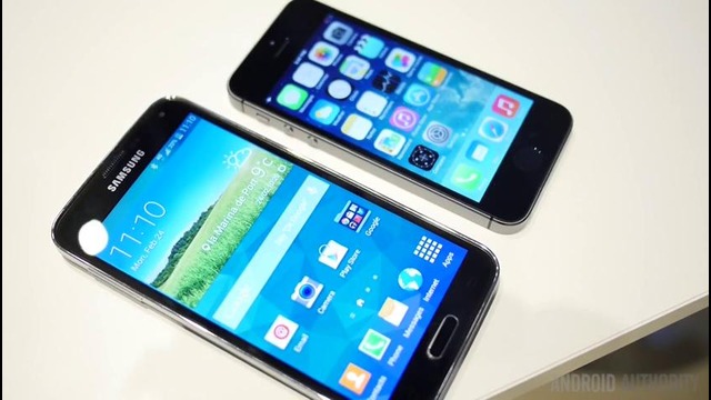 Samsung Galaxy S5 vs iPhone 5S – Quick Look