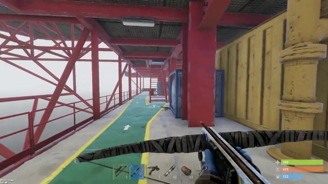 Rust – лутаю нефтевышку в соло с лука до конца