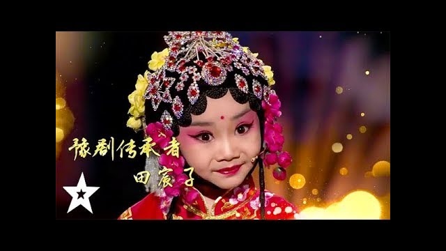 Выступление маленькой талантливой девочки на шоу талантов в Китае