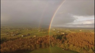 Ирландец снял на видео круглую радугу