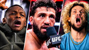 Дикая реакция Адесаньи и звёзд UFC на бой Царукян vs Руффи
