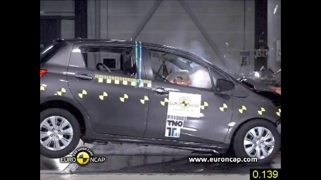 Краш-тест Toyota Yaris Euro NCAP