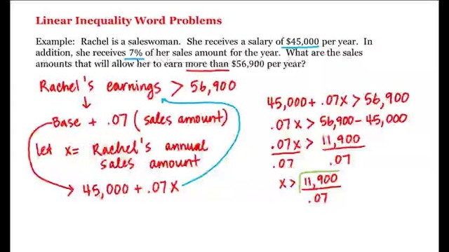 2 – 11 – Linear Inequality Word Problems (4-20)