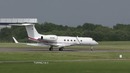 Взлёт самого лучшего бизнесджета Gulfstream V из аэропорта Лондона