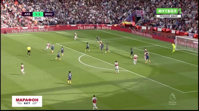 (HD) Арсенал – Вест Хэм | Английская Премьер-Лига 2018/19 | 3-й тур | Обзор матча