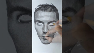 Try to draw like excavating #artchallenge #drawingronaldo #dpartdrawing