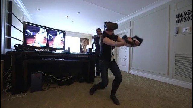 Motion controllers make great VR lightsabers — CES 2015
