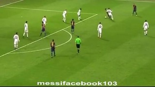 Lionel Messi Amazing Skill Vs Milan 0-0 ambrosini (Champions League) 29-03-2012
