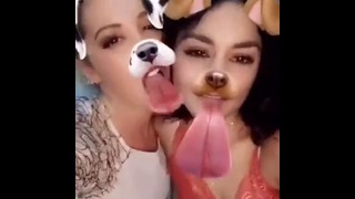 Ashley Tisdale & Vanessa Hudgens Snapchat