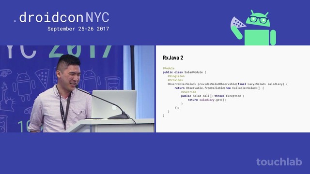 Droidcon NYC 2017 – Keynote Asynchronous Dependency Injection