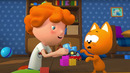 PIP-PIP! Coches y camiones! El gatito Koté Canciones infantiles Camiones y animales