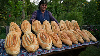 Baking Fresh Bread: Traditional Recipe from Our Village Bread Loaves