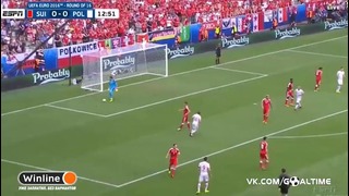 Швейцария – Польша | Чемпионат Европы 2016 | 1/8 финала | Обзор матча