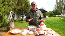 Целая курица в пивном кляре. Супер обед в казане