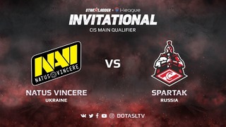 DOTA2: Na’Vi vs Spartak (Game 1) CIS квалификация SL i-League Invitational S3