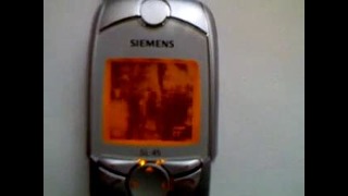 Видео на монохромном дисплеи Siemens SL45i