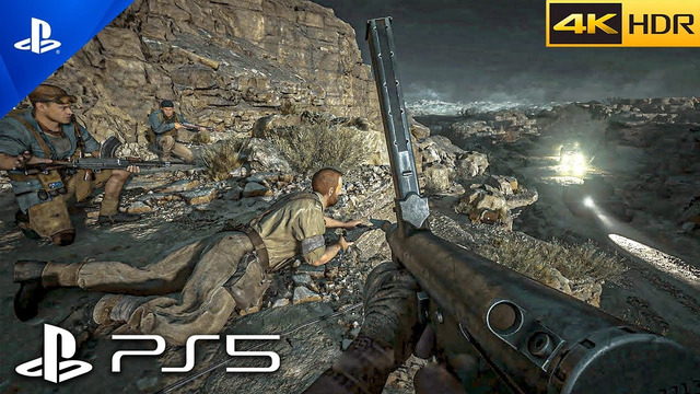 (PS5) Tobruk 1941 Operation AMBUSH | Realistic Ultra Graphics Gameplay [4K 60FPS HDR] Call of Duty