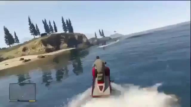 GTA 5 Геймплей – Вождение гидроцикла – (10)