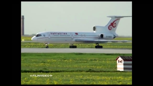 Ту-154м – невероятный звук! – аэропорт внуково