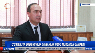 Oʻgʻirlik va bosqinchilik qilganlar uzoq muddatga qamaldi