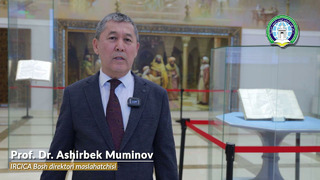 XORIJLIK HAMKORLARIMIZ E’TIROFI//Prof. Dr. Ashirbek MUMINOV