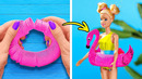 Летние перевоплощения кукол Барби ️ Модные поделки и хитрости для кукол