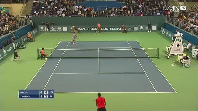 Надаль vs Цонга (Выставочный Матч в Казакстане 25.09.14)
