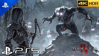 (PS5) Diablo IV ВЫГЛЯДИТ ПОТРЯСАЮЩЕ НА PS5 | Реалистичная графика ULTRA Graphics Gameplay [4K 60FPS HDR]