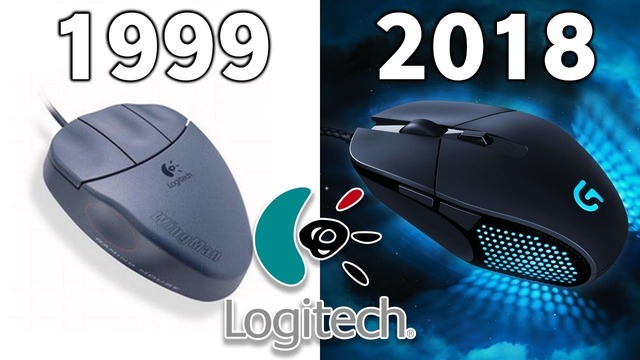 Эволюция развития игровой мышки Logitech 1999 – 2018