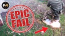 Эпичный фейл с гранатой. страйкбол. epic grenade fail