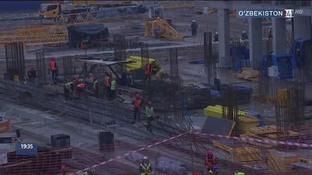 Ознакомление Президента с ходом строительства «Ташкент Сити»