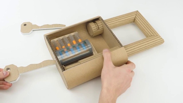 How to Make Fully Functional Lock from Cardboard